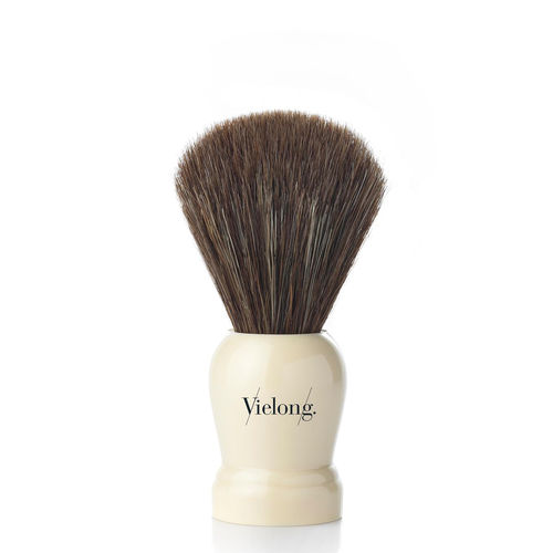 VIELONG Shaving brush - "Alter" cream - Horse brown