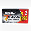GILLETTE 7 o´clock Super platinum . 5+2 blades