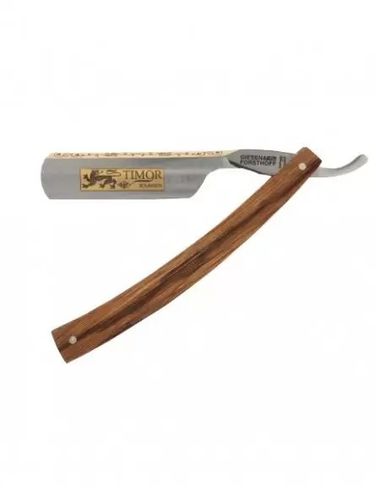 TIMOR 382 maple wood handle 6/8" straight razor