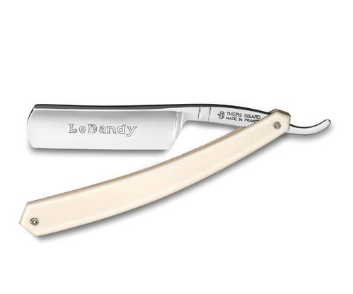 THIERS ISSARD Le Dandy - White handle 6/8" straight razor